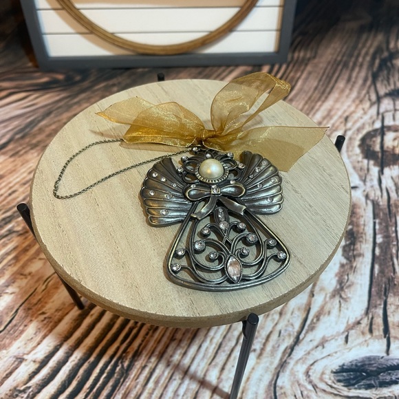 Set of three metal angel ornaments - Picture 2 of 4